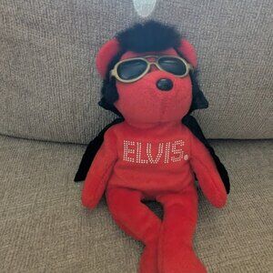 elvis beenie baby